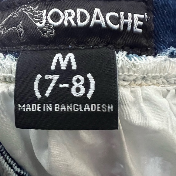 Jordache girls size M (7-8) overall lace skirt dress. Skirt has lining. - Picture 8 of 9